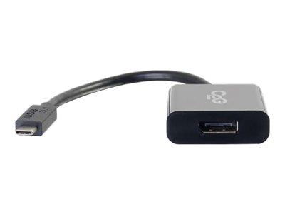 C2G USB C to DisplayPort Adapter Converter 4K - Black
