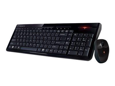 Gigabyte KM7580 V2 USB Keyboard & Mouse Combo - Black