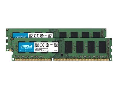 Crucial 16GB(8GBx2) DDR3L PC3 12800 1600MHz Crucial Dual Voltage Kit