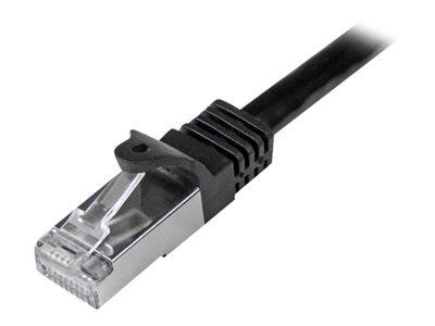 StarTech.com 0.5m Black Cat6 / Cat 6 Shielded (SFTP) Patch Cable