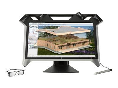 HP ZVR Virtual Reality Display 3D LED 23.6" Monitor