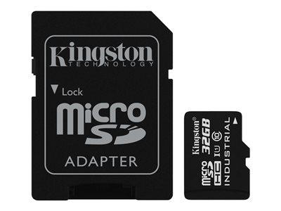 Kingston 32GB microSD UHS-I Industrial Temperature with SD Adaptor