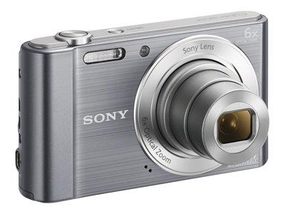 Sony Sony DSC-W810 Camera Silver 20.1MP  6x Zoom 2.7LCD