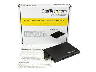 StarTech.com Dual SD Card Reader - USB-C