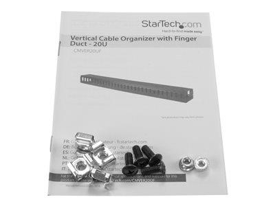 StarTech.com Finger Duct Cable Panel - 3ft.