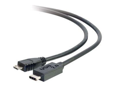 C2G 4m USB 2.0 USB C to USB Micro B Cable M/M - Black