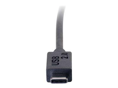 C2G 2m USB 2.0 USB C to USB Mini B Cable M/M - Black