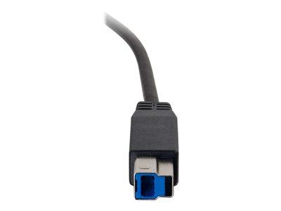 C2G 2m USB 3.1 Gen 1 USB C to USB B Cable M/M – Black