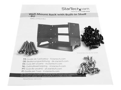 StarTech.com 8U WM Server Rack with Shelf