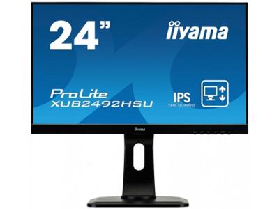 iiyama Prolite XUB2492HS-B1 24" HDMI DP DVI IPS Black Monitor