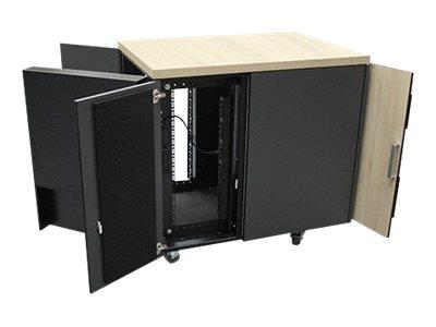 APC NetShelter CX 18U Secure Soundproofed Server Room in a Box