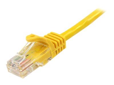 StarTech.com 0.5m Yellow Cat5e Patch Cable