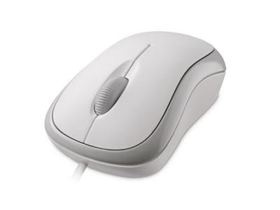 Microsoft Basic Optical Wired Mouse (White)