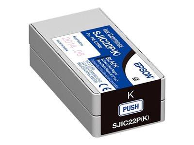 Epson SJIC22P(K): Black Ink cartridge for ColorWorks C3500