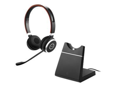Jabra Evolve 65 Stereo UC Wireless Headset and Charging Stand (6599-823-499)
