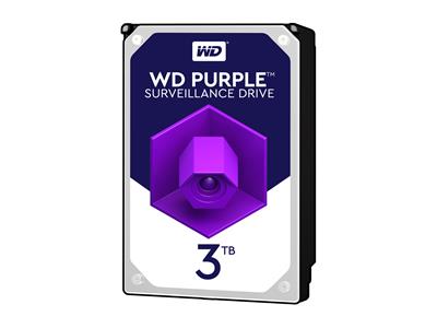 WD 3TB Purple 3.5" SATA 6Gb/s 5400RPM 64MB Surveillance Drive