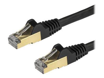 StarTech.com 0.5m Black Cat6a Cable STP
