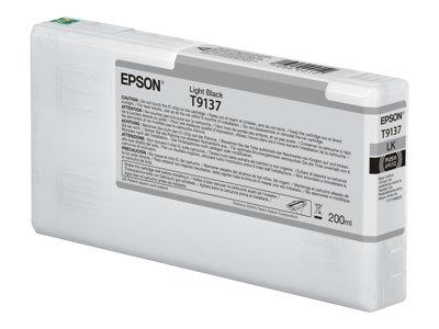 Epson Epson T9137 - 200 ml - light black - original - ink cartridg