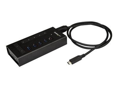 StarTech.com 7 Port USB C Hub - C to C & A