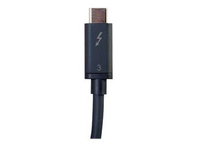 C2G 2m Thunderbolt 3 Cable (20Gbps) - 4K support - Black