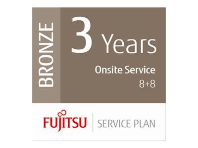 Fujitsu Extends Warranty to 3 Year with 8+8hrs On-Site Fix for Low Volume Scanners - Onsite 8 Hours