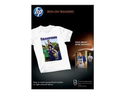 HP Iron-on Transfers-12 sheet/A4/210 x 297 mm