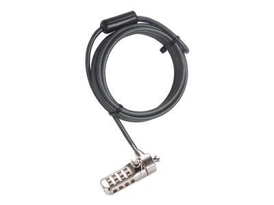 Techair Combination Cable Lock - K-Slot/T-Bar Design