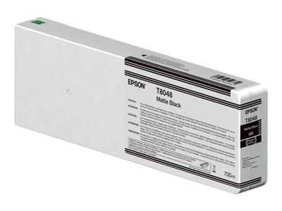 Epson Singlepack Matte Black T804800 UltraChrome HDX/HD 700ml