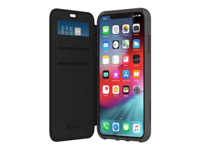 Griffin Survivor Clear Wallet for iPhone Xs Max - Black/Clear