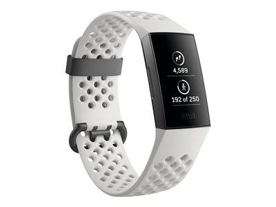 Fitbit Charge 3 SE Fitness Tracker - Frost White Sport / Graphite Aluminium