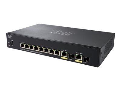 Cisco SG350 10 Ports Switch L3  Managed -SG350-10P-K9 UK