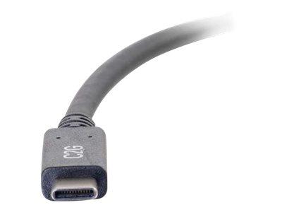 C2G 0.9m (3ft) USB C Cable M/M - USB A 3.0 (3A) - Black
