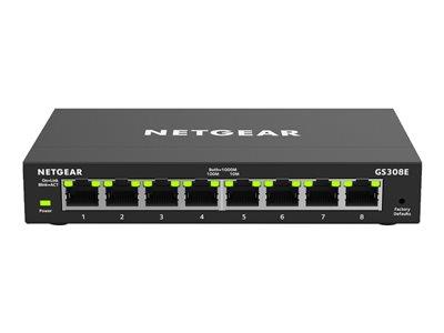 NETGEAR GS308E 8-port x 10/100/1000 Smart Switch