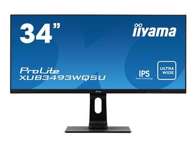 iiyama ProLite XUB3493WQSU-B1 34" 3440x1440 4ms HDMI DisplayPort IPS LED Monitor