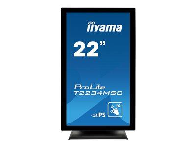 iiyama ProLite T2234MSC-B6X 22" 1920x1080 8ms VGA HDMI DisplayPort Touchscreen IPS LED Monitor