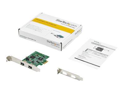 StarTech.com 2 Port PCI Express FireWire Card - 1394a Firewire