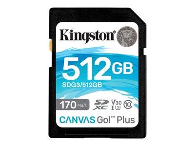 Kingston 512GB SDXC CanvasGo Plus SD Card