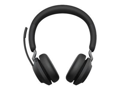 Jabra Evolve2 65 USB-C MS Stereo Headset with Desk Stand - Black