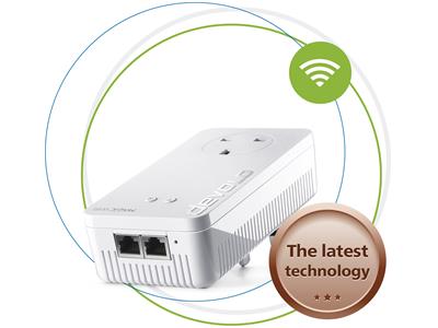 Devolo Magic 1 WiFi Add-On Adapter (2x LAN, Pass-Thru)