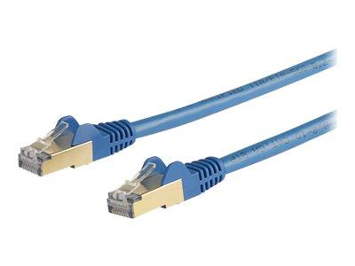 StarTech.com 5m CAT6a Ethernet Cable - Blue - CAT6a STP Cable - Snagless