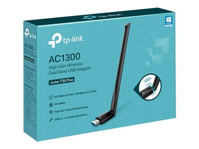 TP LINK Archer T3U Plus AC1300 High Gain Wi-Fi Dual Band USB Adapter