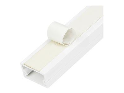 StarTech.com Wall Cable Raceway with Adhesive Tape - 19x11mm