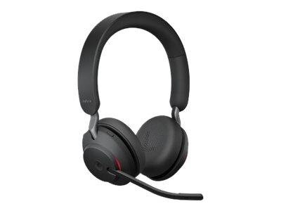 Jabra Evolve2 65 Link380a MS Stereo Stand Black