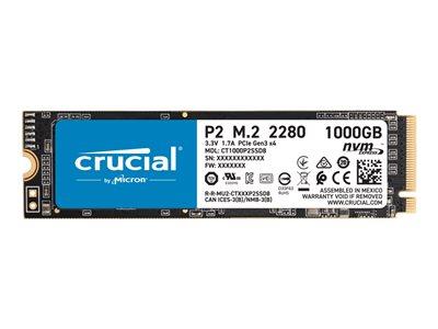 Crucial P2 Solid State Drive 1TB Internal PCI Express 3.0 x4(NVMe)  (CT1000P2SSD8)