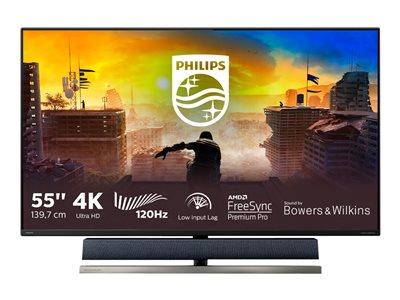 Philips 55" Momentum 4K UHD HDR LED Height Adjustable USB and HDMI