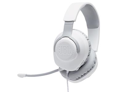 JBL Quantum 100 Gaming-Wired Over-Ear Headset - White