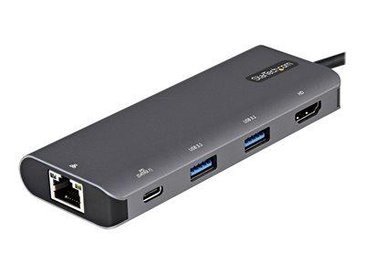 StarTech.com USB C Multiport Adapter - 4K HDMI/PD/USB/GbE- Mini Dock