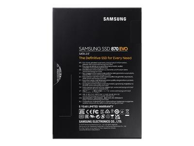 Samsung 500GB 870 EVO 2.5 inch SATA 3 SSD