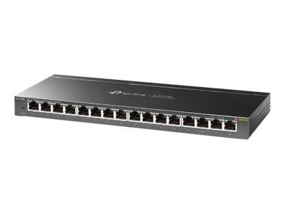 TP LINK TL-SG116E Unmanaged Pro - Switch - unmanaged - 16 x 10/100/1