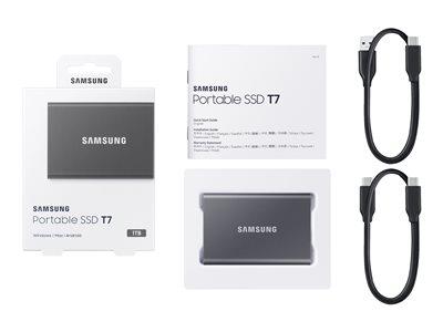 Samsung T7 1TB External SSD - Titan Gray (MU-PC1T0T/WW)